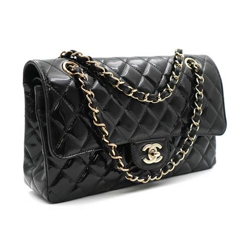 chanel bag black quilted|Chanel black classic quilted handbag.